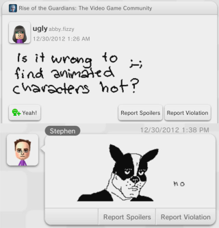 Illustration for article titled The Miiverse: A Place For Weird Questions, Weirder Answers.